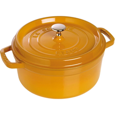 Staub La Cocotte Mustard Yellow med lock 3.8 L 24 cm