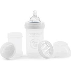 Twistshake Barn- & Babytillbehör Twistshake Anti-Kolik Nappflaska 180ml White