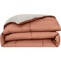 Modern Threads All-season Reversible Down Alternative King Bedspread Orange, White (264.2x223.5cm)