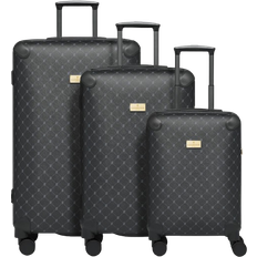 Polypropylene - Soft Suitcase Sets Lazarotti Palermo Set of 3 - Black