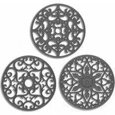 Yellow Trivets Shein Set Of 3 Silicone Mat Pot Holder Trivet