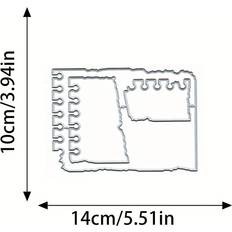 Temu Irregular Sticker Paper Embossing Metal Cutting Die