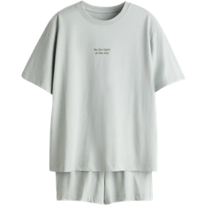 H&M Printed Pyjamas - Light Turquoise