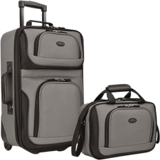 U.S. Traveler Rio Rugged Expandable Set of 2 - Grey