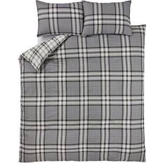 Catherine Lansfield Kelso Duvet Cover Grey (200x135cm)