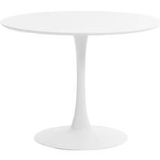 Temu White Round Pedestal Dining Table