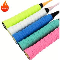 Overgrips Temu 10pcs Anti-slip Sweat Absorbent Pu Racket Grips