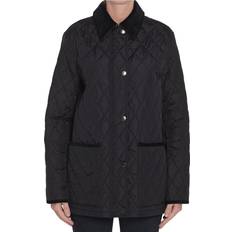 Burberry Women Jackets Burberry Quilted Nylon Barn Jacket - Black/Sand