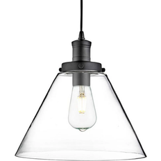 Searchlight Pyramid Black/Clear Pendant Lamp ∅ 29cm