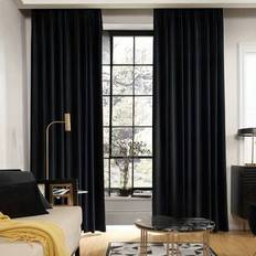 Curtains & Accessories Shein Blackout Opaque Curtain With Eyelets