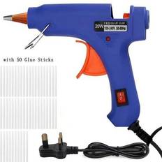 Glue Guns Shein 20W Hot Glue Gun With 50pcs Glue Sticks, Fast Preheating Hot Melt Gun, Mini Glue Gun Kit For Crafts DIY And Quick Art Home Repair, Blue