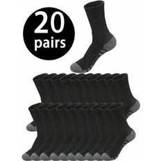 Shein Men Crew Socks High Elasticity Soft Breathable - For Daily Wear