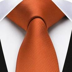 Orange Ties Shein Single Narrow Necktie 6cm - Bright Orange