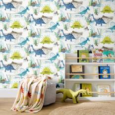 Dunelm Dino Self Adhesive Wallpaper Multicolor