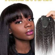 Shein Kinky Straight Natural Black Hair Topper