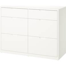 IKEA Tonstad Med 6 Lådor Off-White Byrå