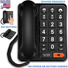 Landline Phones Branded Landline Wall Phone Big Buttons Loud