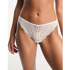 New Look Knickers New Look Lace Thong - White