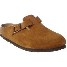 Birkenstock boston mink Birkenstock Boston Soft Footbed Suede Leather - Mink