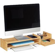 Ergonomic Monitor Stand Desk Organizer