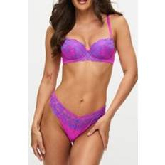Lace Bras Ann Summers Sexy Lace Padded Balcony Bra - Pink