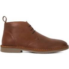 Chukka Boots Dune London Cashed Leather Desert Boots - Brown