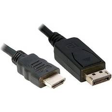 FDL 2M Display Port To HDMI Cable M-M