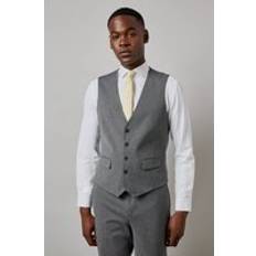 Burton Herr Västar Burton Mens Mid Twill Waistcoat - Grey