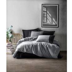 Premium Grå Täcke Set 220 x 240 cm