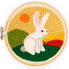 Håndarbeidssett Adlibris DIY Kit Punch Needle Hare Kikkerland