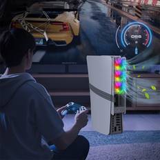 Cooling Fan USB Port RGB Light PS5 Pro