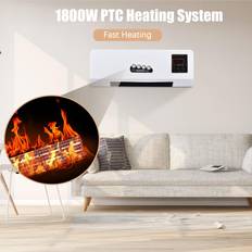 Fan Radiators Tomtop Jms 1800W 2-in-1 Wall Mounted Electric Fan