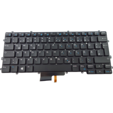 Dell Yes (single-coloured) Keyboards Dell Genuine Keyboard German Backlit Latitude 7370 XPS 9250 291MK