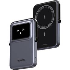 Ugreen Powerbanks Batterier & Laddbart Ugreen Uno 5000mAh Magnetic Wireless Power Bank Grey
