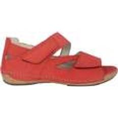 Waldläufer Tofflor & Sandaler Waldläufer Bred Passform Sandal Heliett - Röd