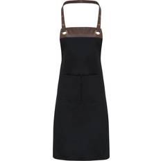 Aprons Premier Unisex Adult Espresso Full Apron - Black/Brown