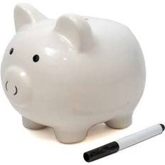 Piggy Banks Shein White Ceramic Piggy Bank