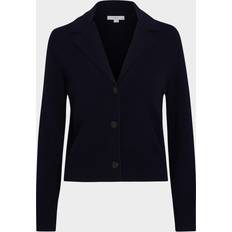 Blåa Koftor Vince Cropped Wool Cashmere Cardigan