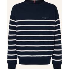 Blåa Sweatshirts Tommy Hilfiger Mini Företag Sweatshirt - Dark Natt Marinblå