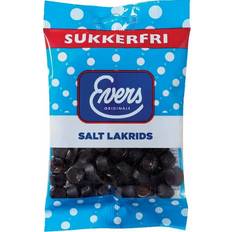 Evers Sukkerfri Salt Lakrids 70g