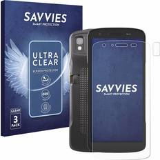 Screen Protectors Savvies 6x Transparent Zebra TC27 Display Camera Folie