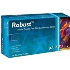 Aurelia Powder Free Disposable Examination Gloves Pack Of 100 - Blue