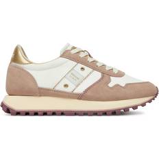 Blauer USA Millen03 Uld Chic Sneakers Læder Fast Blonder - Hvid