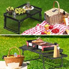 Picnic Tables Shein 3 Ft Portable Picnic Table With Wing Panels