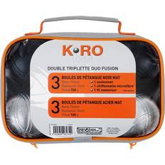 Boules BigBuy Outdoor Double-Triplette Petanque K-Ro Team 4 Boules 6 Boules