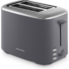 Morphy Richards Grey Toasters Morphy Richards Equip 2-Slice Toaster Grey 222068