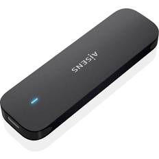 Aisens Caja Externa M.2 NGFF ASM2-024B NVMe USB3.2 Gen2