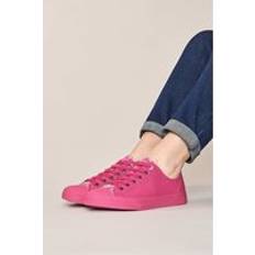 Marrakech 4 Lace Up Canvas Shoes - Fuchsia