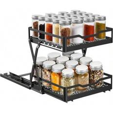 Spice Racks Shein Pull Out Spice Rack Organizer 2 Tier