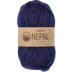 Drops Design Nepal Uni Colour Navy Blue 75m